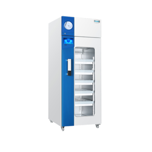 Blood bank refrigerators