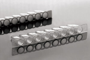 NEST® PCR 8-strip tubes, 0.1 ml, White, Sterile, 125/pk, 1250cs