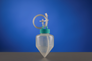 NEST® 500mL Centrifuge Tube,Bi-directional Transfer Cap with Silicon Tube (50cm 1/8" ID 1/4" OD), Male Luer Lock Connector with Luer Cap, Vent Filter (0.22 μm Φ24mm), Sterile, 1/pk, 4/cs, C61022-EFB050A