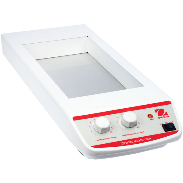 Ohaus® Dry Block Heaters, 6 blocks, HB6AL, Control Analog, Temp. Range High 75°C - 10°C / Low Ambient +5°C - 100°C, 30392075