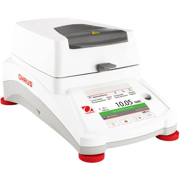 Ohaus® Moisture Analyzers, MB120, Max. Capacity 120gr, Readability Moisture Content 1mg/0,01%, Pan Size 90mm, 30241169