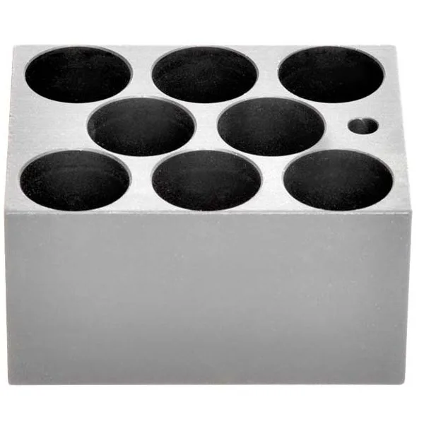 Ohaus® Dry block heater, module block for vials 25mm, 8 wells, 30400188