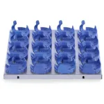 Ohaus® Shaker Accessories, Dedicated Platform, 33 X 33 cm, 16 x 125 mL, S/S, 30400075