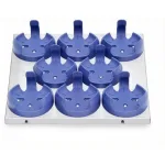 Ohaus® Shaker Accessories, Dedicated Platform, 33 X 33 cm, 8 x 500 mL, S/S, 30400077