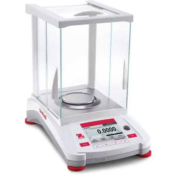 Ohaus® Adventurer™ Analytical, AX124, Max. capacity 120g, Readability 0,1mg, Pan size 90mm, 30122610