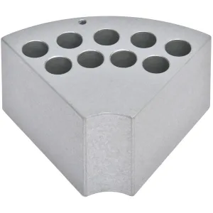 Ohaus® Hotplates & Stirrers Accessories, Sectional Block 12 mm Test Tubes, 30500577