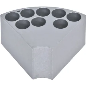 Ohaus® Hotplates & Stirrers Accessories, Sectional Block 16 mm Test Tubes, 30500578