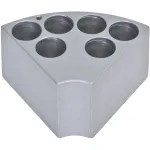 Ohaus® Hotplates & Stirrers Accessories, Sectional Block 20 mm Test Tubes, 30500579