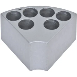 Ohaus® Hotplates & Stirrers Accessories, Sectional Block 20 mm Test Tubes, 30500579