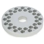 Ohaus® Hotplates & Stirrers Accessories, Uni Block 17 mm Vials, 30500583