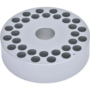 Ohaus® Hotplates & Stirrers Accessories, Uni Block 16 mm Test Tubes, 30500587