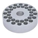 Ohaus® Hotplates & Stirrers Accessories, Uni Block 20 mm Test Tubes, 30500588