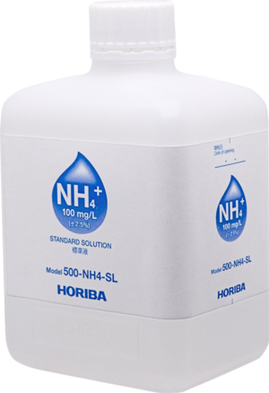 Horiba® LAQUA 500-NH4-SL, 100 mg/L Ammonium Ion Standard Solution, 3200697172